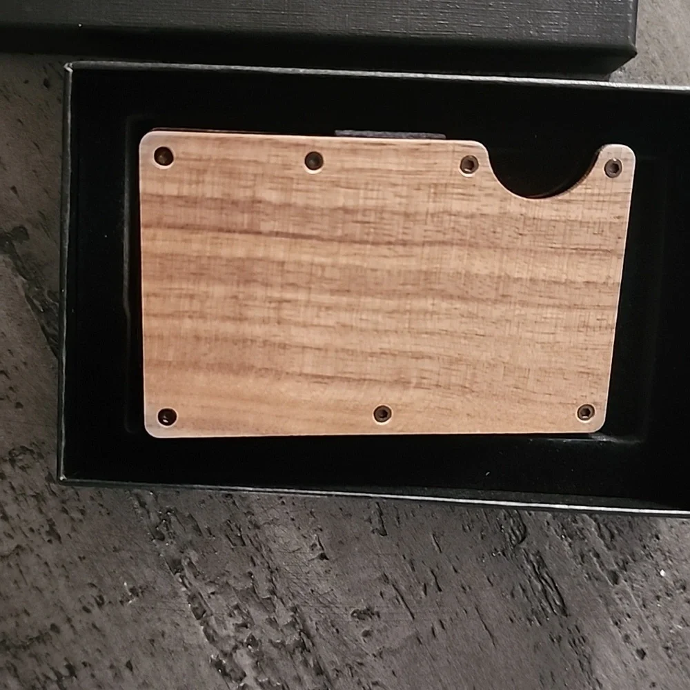 Men's Black and Brown Wallet